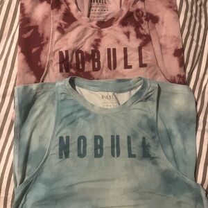 NOBULL Tie-Dye Tank Tops - Pink and Blue
